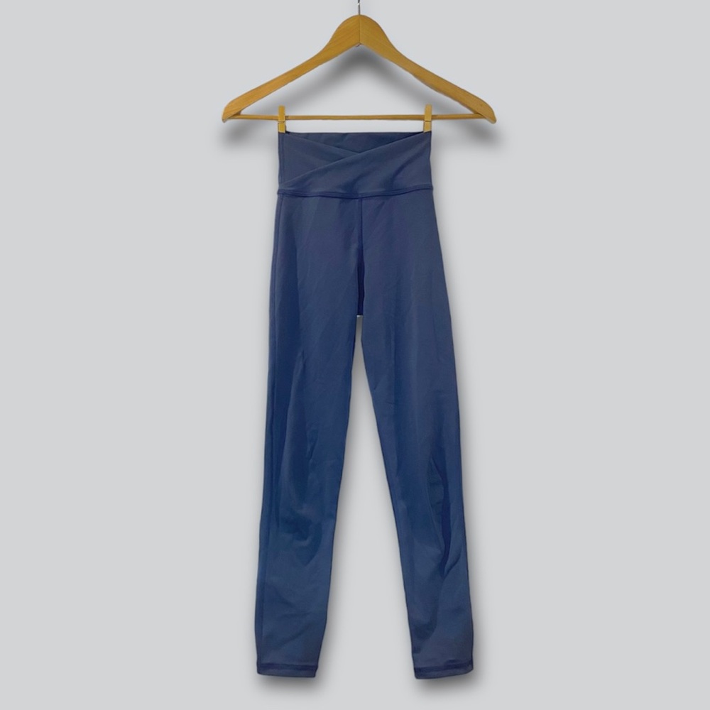 Five Dancewear Blue Youth Crossover Leggings